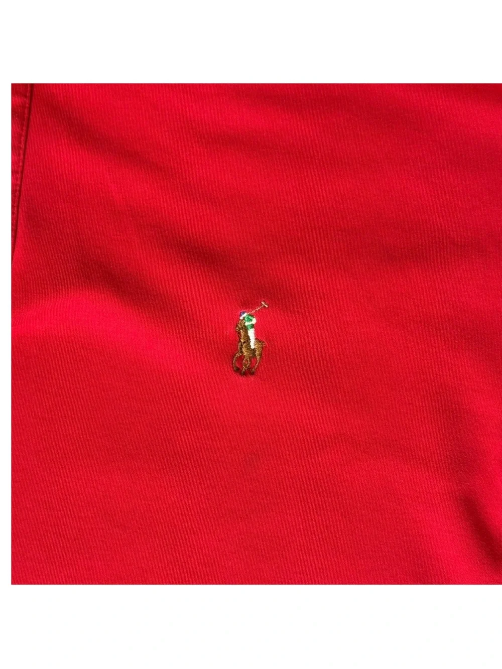 Polo Ralph Lauren Soft Touch Polo Shirt Mens Size XL Red Pima Cotton Pony Logo